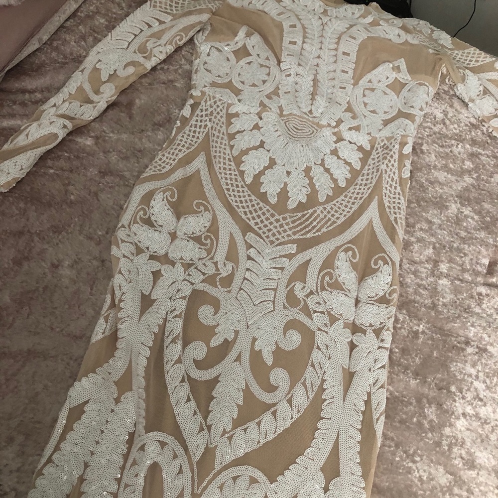 Long maxi evening gown dress